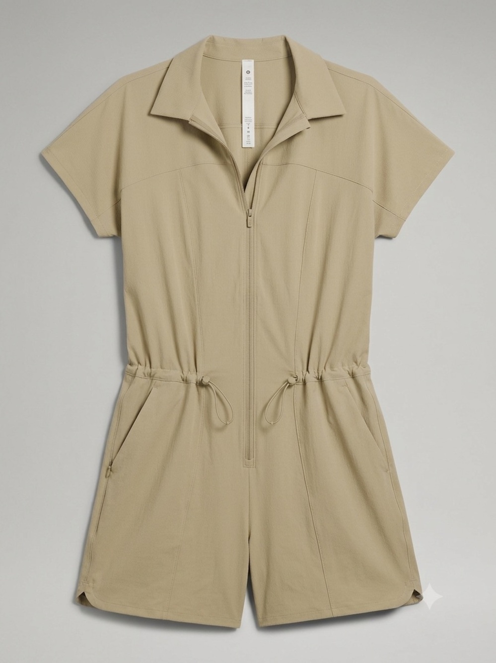 Lululemon Stretch Rib Pocketed Romper - Size 2 - Colour: Trench